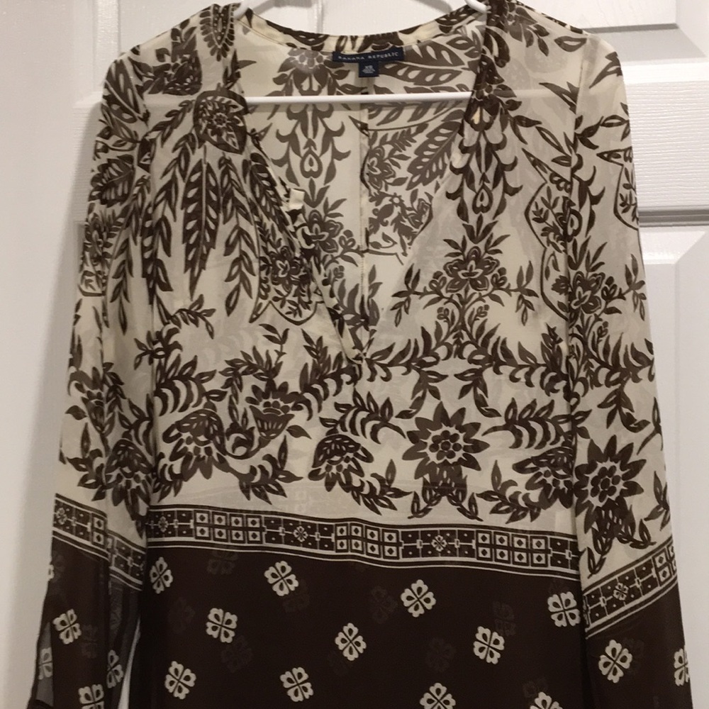 🌟Banana Republic Tunic Top Silk XS